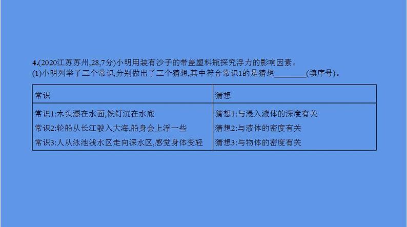中考物理二轮复习课件专题七 浮力 (含解析)第8页