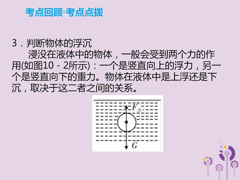 中考物理一轮复习解读课件 第10章浮力第1课时(含答案)第6页