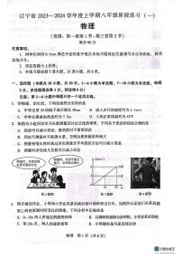 辽宁省沈阳市2023-2024学年八年级上学期10月月考物理试题（月考）