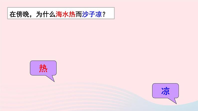 第十三章内能与热机第二节科学探究:物质的比热容第1课时初步认识比热容教学课件(沪科版九年级)第3页