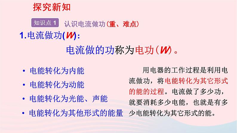 第十六章电流做功与电功率第一节电流做功教学课件(沪科版九年级)第8页