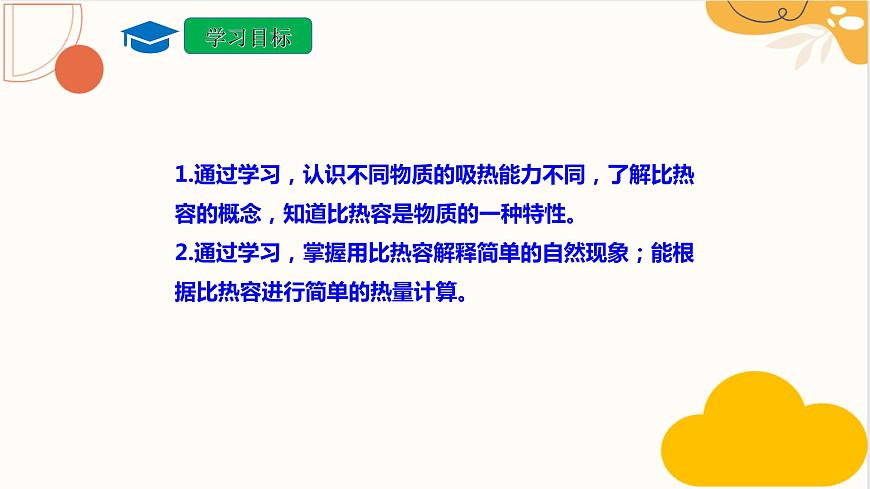 人教版九年級全一冊物理上冊 13.3 比熱容課件PPT第2頁