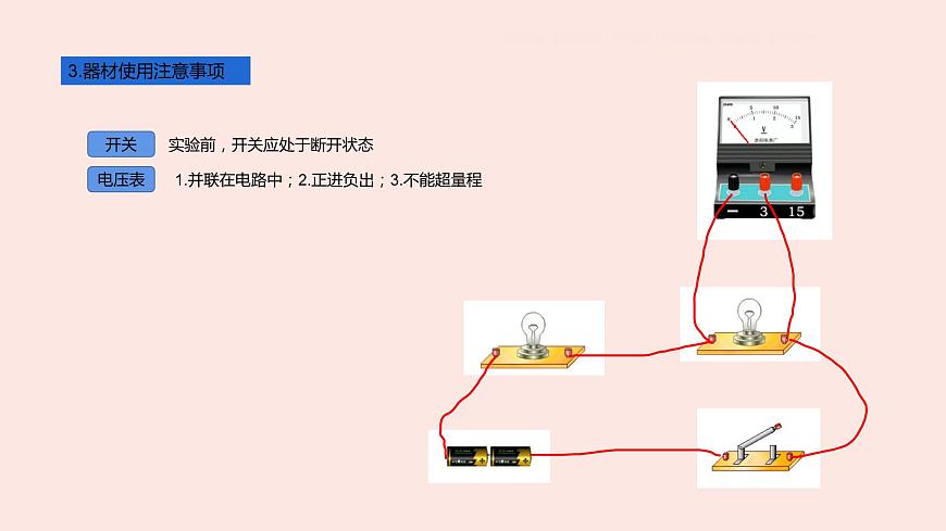 人教版九年級(jí)全一冊(cè)物理上冊(cè) 16.2 串、并聯(lián)電路中電壓的規(guī)律課件PPT第4頁(yè)