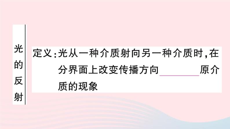 2023八年级物理上册第四章光现象本章章末复习训练作业课件新版新人教版03