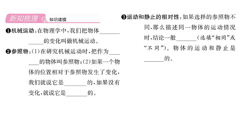 人教版八年级物理上第1章机械运动第2节运动的描述课时训练课件PPT02