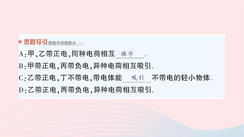2023九年级物理全册第十四章了解电路第一节电是什么作业课件新版沪科版第5页