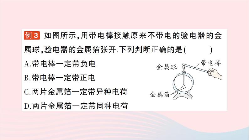2023九年级物理全册第十四章了解电路第一节电是什么作业课件新版沪科版第7页