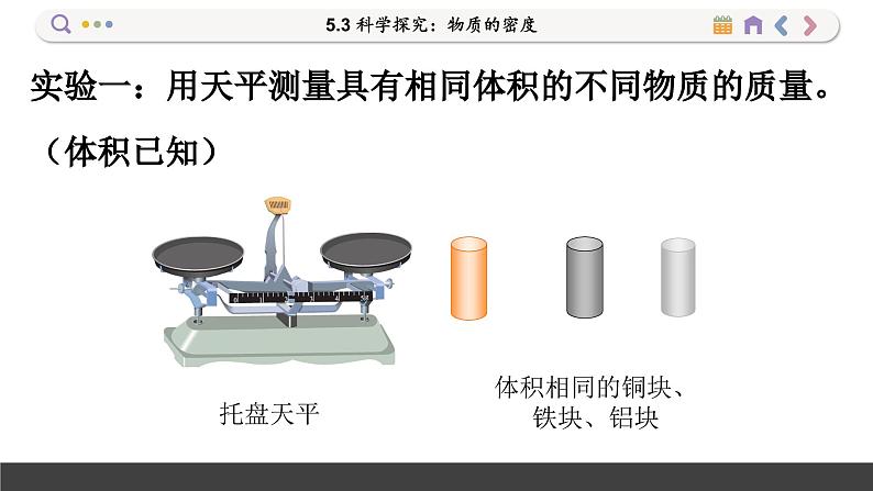 沪科版八年级物理全一册 第五章第三节 科学探究:物质的密度课件07
