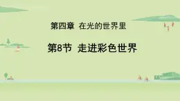 教科版八年级物理上册课件 4.8 走进彩色世界