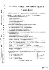 甘肃省陇南市武都区2023-2024学年八年级上学期11月期中物理试题