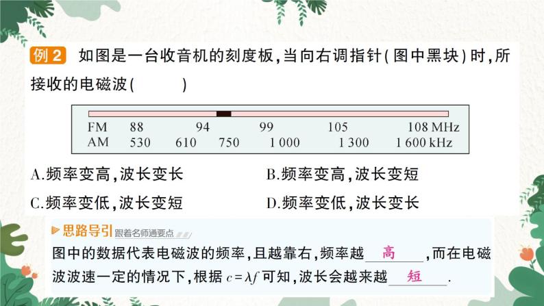 教科版九年级物理 第十章 电磁波与信息技术习题课件05