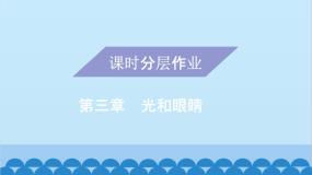 初中物理粤沪版八年级上册7 眼睛与光学仪器示范课课件ppt