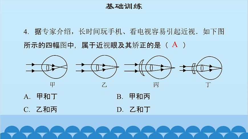 粵滬版物理八年級上冊第三章 課題31 眼睛與光學(xué)儀器課件第6頁