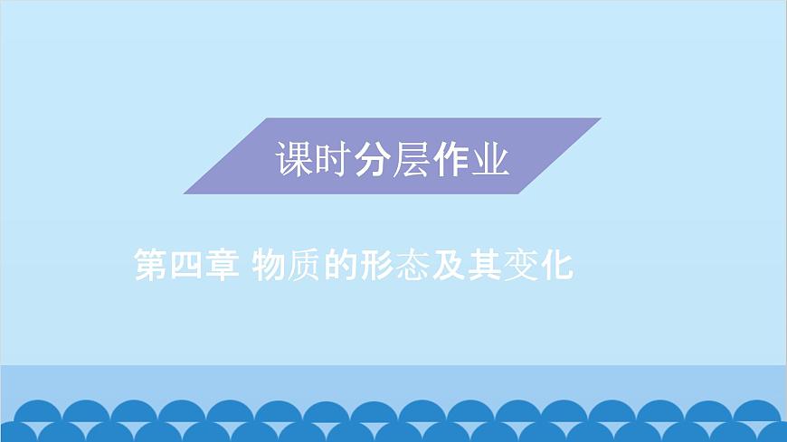 粵滬版物理八年級上冊第四章 課題43 升華和凝華課件第1頁