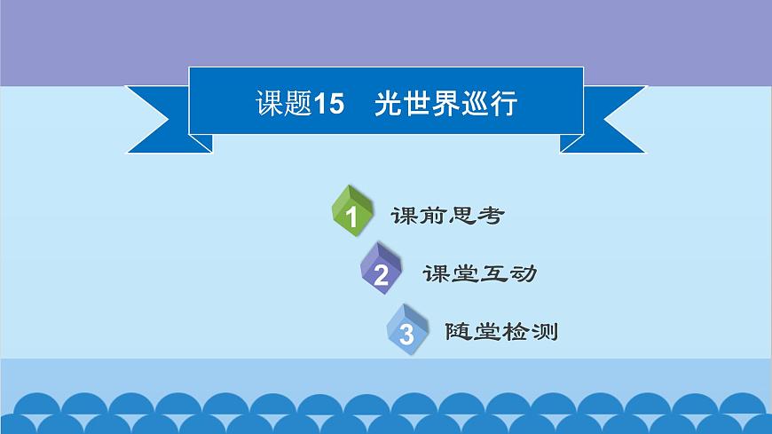 粵滬版物理八年級(jí)上冊(cè)第三章 課題15 光世界巡行課件第2頁