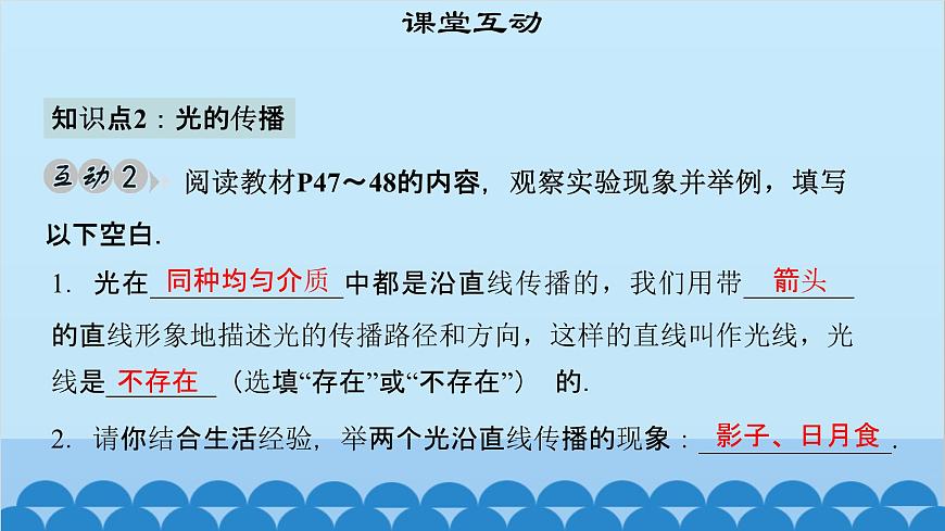 粵滬版物理八年級(jí)上冊(cè)第三章 課題15 光世界巡行課件第7頁