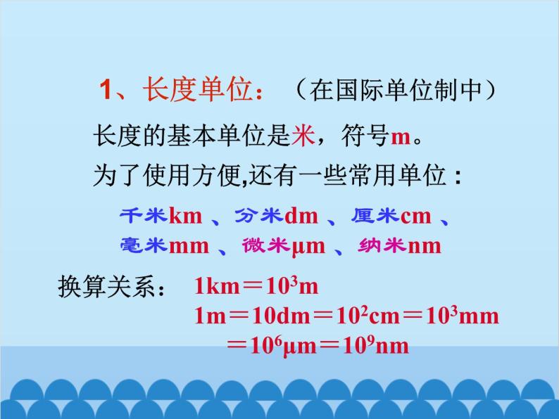 沪科版物理八年级上册 第二章第二节  长度与时间的测量课件04