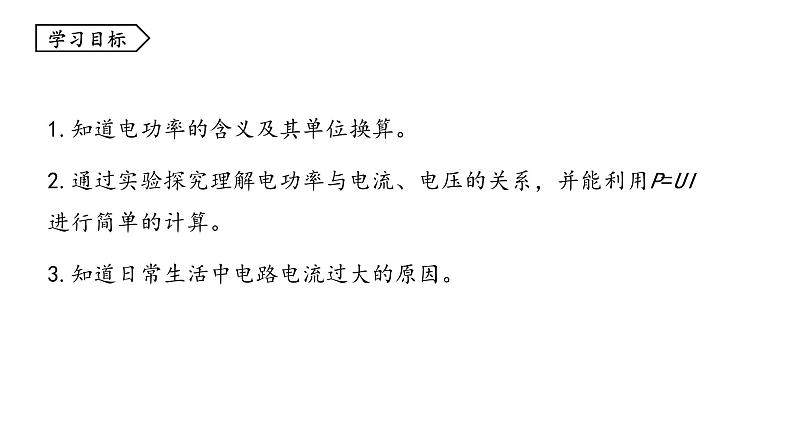 6.2 电功率 课件 -2023-2024学年教科版物理九年级上册02