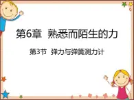 沪教版物理八年级全一册 第6章  熟悉而陌生的力第3节  弹力与弹簧 测力计-课件