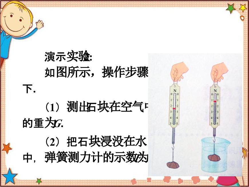 滬教版物理八年級全一冊 第9章  浮力第1節(jié)  認識浮力-課件第5頁
