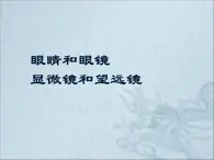 北师大版物理八年级下册 6.4 眼睛和眼镜_ 课件