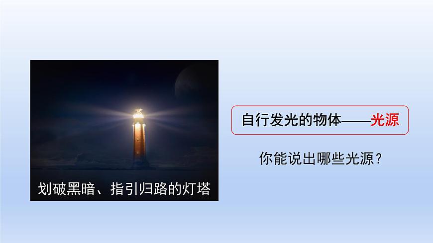 滬粵版物理八年級上冊 3.1 光世界巡行課件第5頁