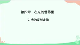 教科版物理八年级上册 第四章 在光的世界里 2.光的反射定律课件