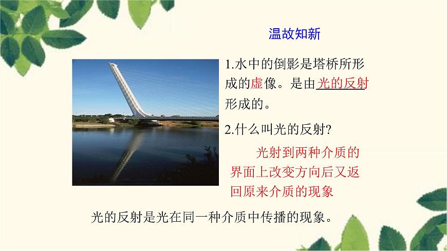 滬教版物理八年級(jí)上冊(cè) 第四章  多彩的光3.第三節(jié)  光的折射 課件第2頁(yè)