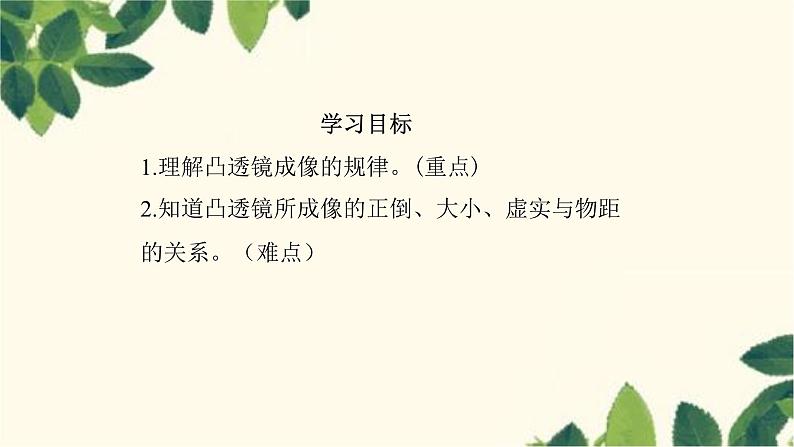 沪教版物理八年级上册 第四章 多彩的光5.第五节 科学探究:凸透镜成像(第二课时) 课件第3页