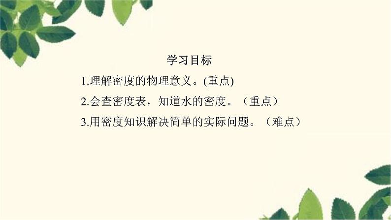 沪教版物理八年级上册 第五章 质量与密度3.第三节 科学探究:物质的密度 课件04