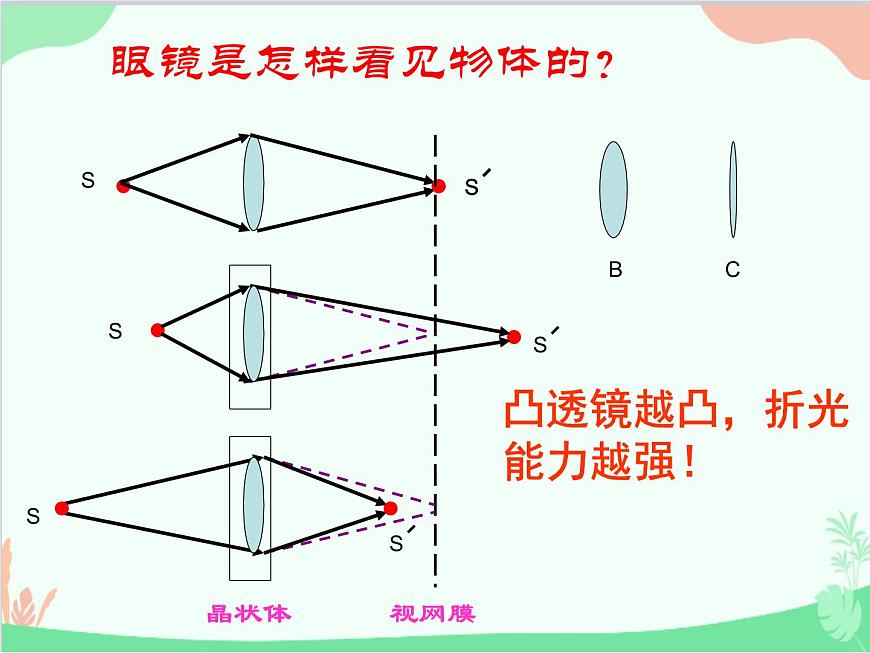 人教版物理八年級(jí)上冊(cè) 第5章第4節(jié) 眼睛和眼鏡課件第4頁(yè)