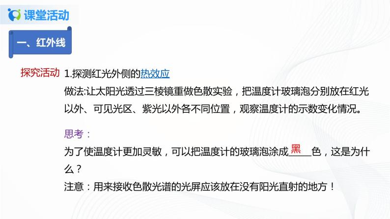 课时3.2  人眼看不见的光（课件）-2021年八年级上册精品课堂设计（苏科版）07