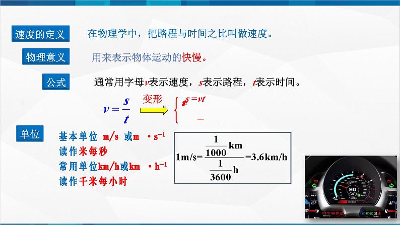第1.3课 运动的快慢(精品课件)-2023-2024学年八年级物理上册同步精品备课(人教版)第6页
