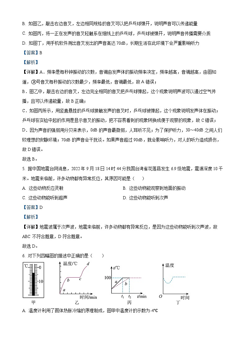 广东省深圳市南山外国语集团和南山第二外国语集团联考2023-2024学年八年级上学期期中物理试题第3页