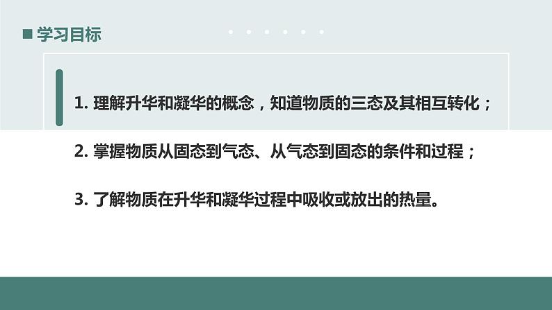 北师大版八年级物理上册课件 第一章物态及其变化1.4升华和凝华第3页