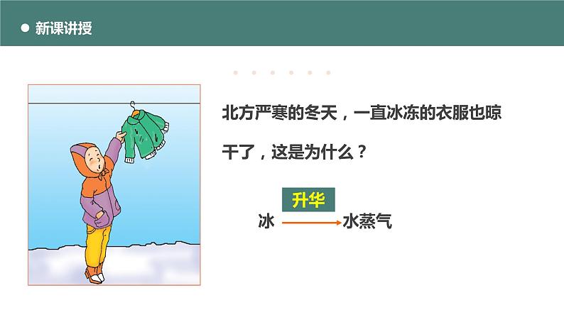 北师大版八年级物理上册课件 第一章物态及其变化1.4升华和凝华第7页