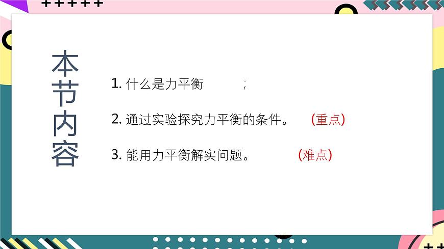 人教版八年級(jí)下冊(cè)物理 8.2 《二力平衡》 課件第4頁(yè)