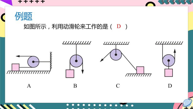 【创新课堂】人教版八年级下册物理 12.2《滑轮》 课件06