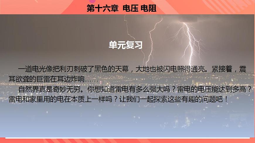 【創(chuàng)新課堂】 第十六章《電壓電阻》（復習課件）第2頁