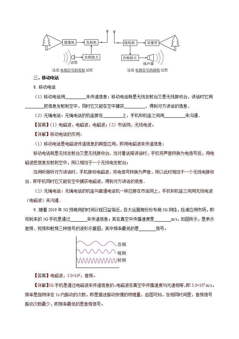 【创新课堂】 21.3 《广播、电视和移动通信》课件+教案+分层练习+导学案(含答案解析)03