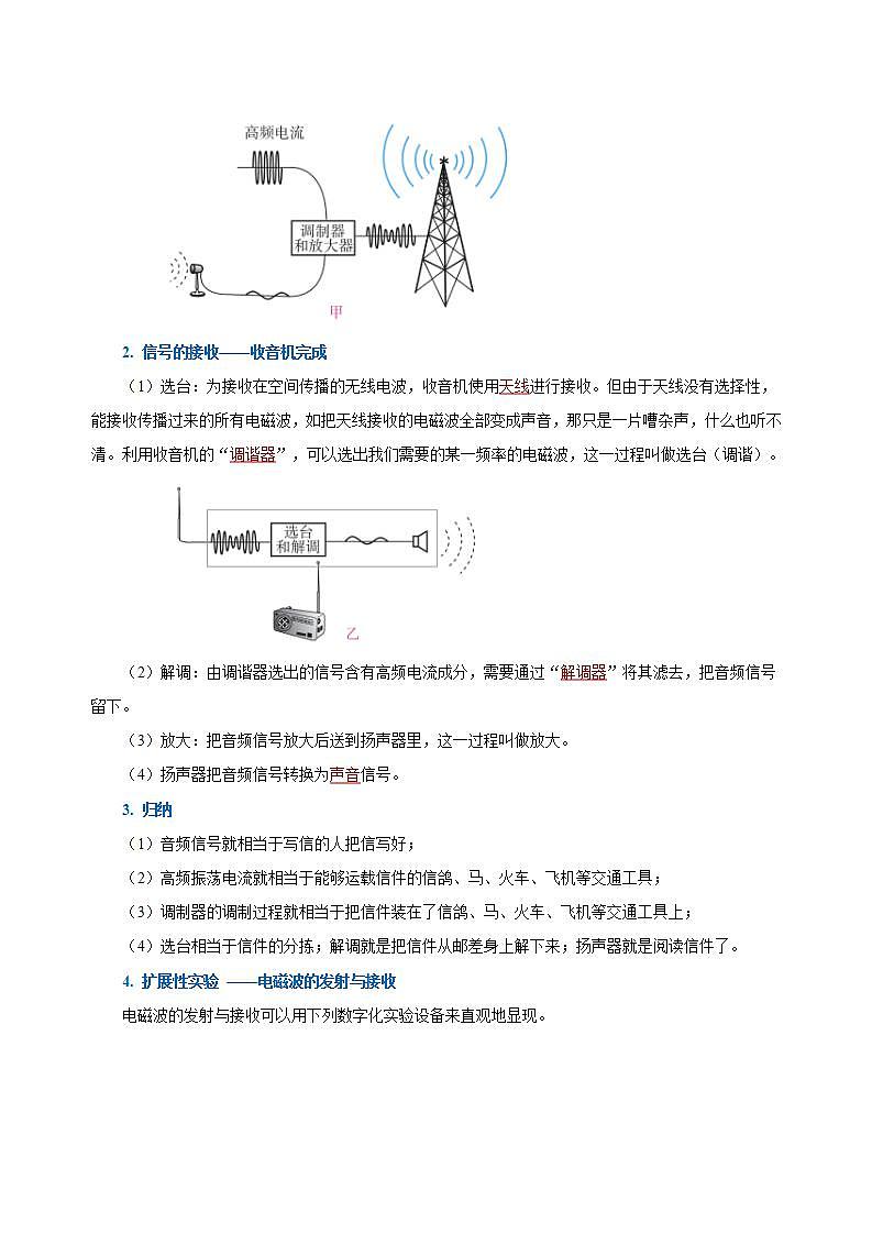 【创新课堂】 21.3 《广播、电视和移动通信》课件+教案+分层练习+导学案(含答案解析)02