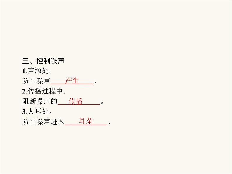人教版八年级物理上册第2章声现象第4节噪声的危害和控制课件第4页