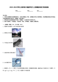 2023-2024学年上海市张江集团学校八上物理期末复习检测试题含答案