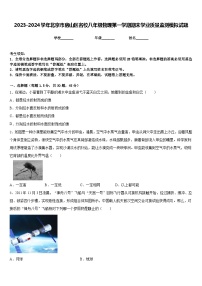 2023-2024學(xué)年北京市房山區(qū)名校八年級(jí)物理第一學(xué)期期末學(xué)業(yè)質(zhì)量監(jiān)測(cè)模擬試題含答案