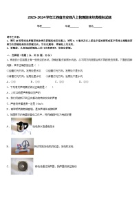 2023-2024学年江西省吉安县八上物理期末经典模拟试题含答案