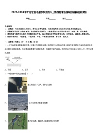 2023-2024学年河北省沧州市东光县八上物理期末质量跟踪监视模拟试题含答案