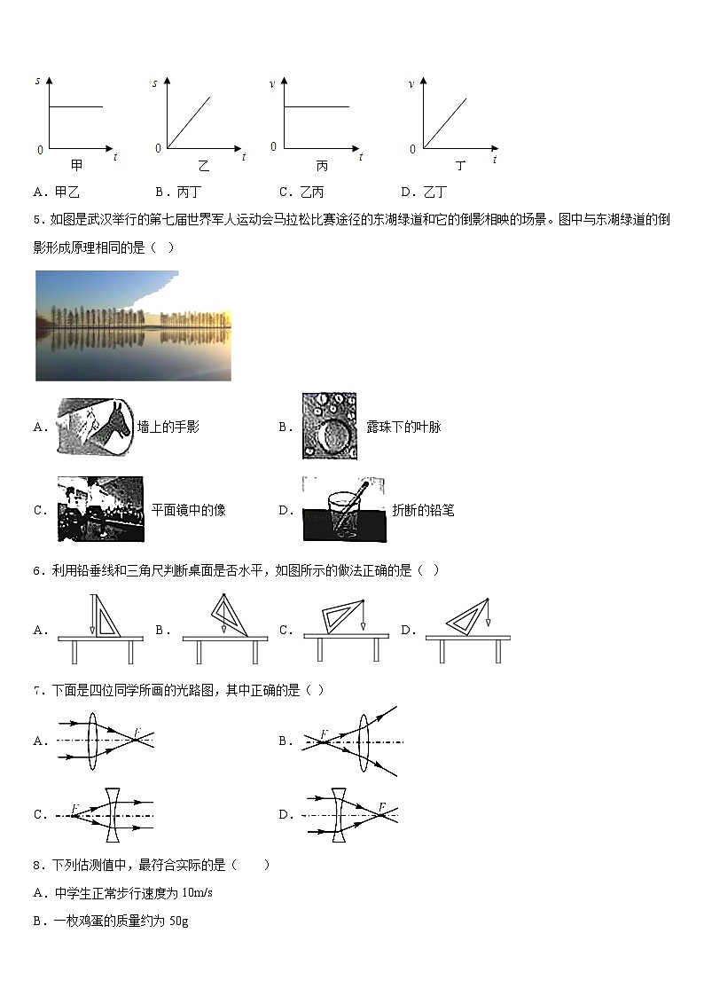 2023-2024学年河南省新乡七中学物理八年级第一学期期末教学质量检测模拟试题含答案第2页
