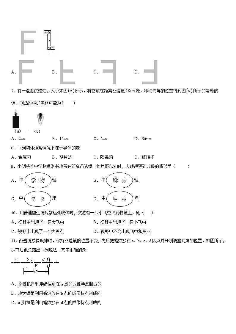 2023-2024学年浙江省嘉兴市嘉善县八年级物理第一学期期末经典模拟试题含答案第2页