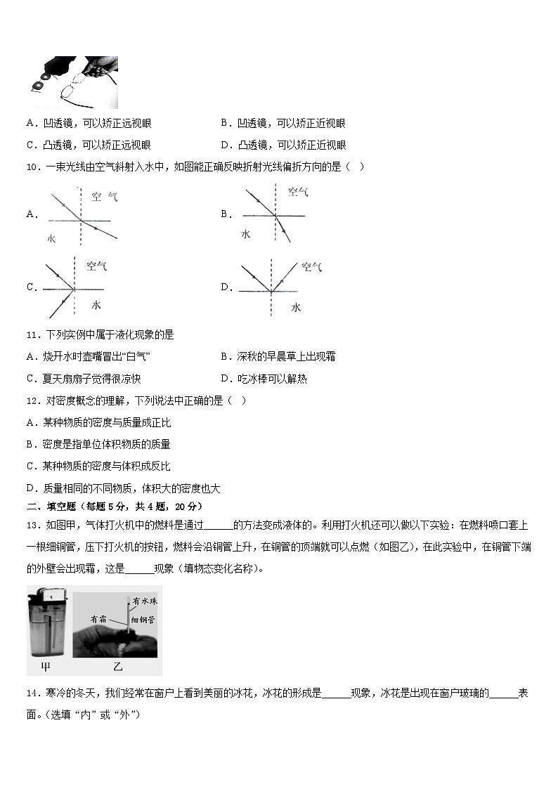 北京市朝陽(yáng)區(qū)2023-2024學(xué)年物理八上期末質(zhì)量跟蹤監(jiān)視試題含答案第3頁(yè)