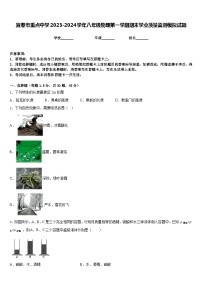 宜春市重點(diǎn)中學(xué)2023-2024學(xué)年八年級物理第一學(xué)期期末學(xué)業(yè)質(zhì)量監(jiān)測模擬試題含答案